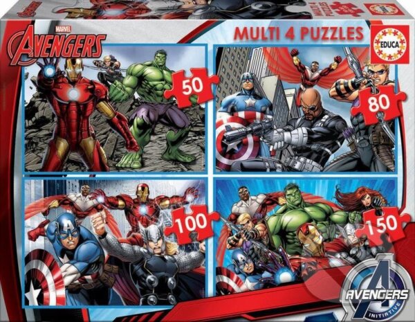 Puzzle: Avengers 4v1 (Educa). Educa, 2023 Puzzle: Avengers 4v1 (Educa). Educa, 2023