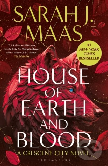 Kniha: House of Earth and Blood (Sarah J. Maas). Bloomsbury, 2023 Kniha: House of Earth and Blood (Sarah J. Maas). Bloomsbury, 2023