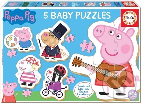 Puzzle: Prasátko Peppa 2, 5v1 (Educa). Educa, 2023 Puzzle: Prasátko Peppa 2, 5v1 (Educa). Educa, 2023