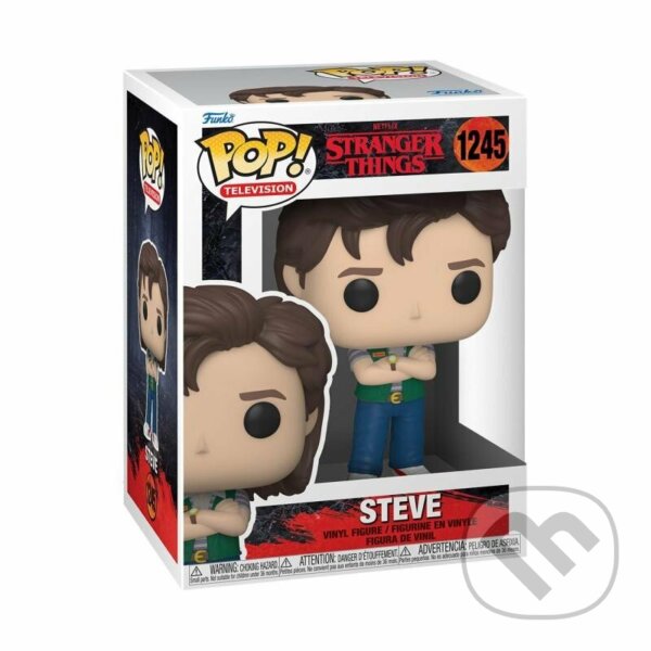 Funko POP TV: Stranger Things - Steve (4. série) (Funko). Funko, 2023 Funko POP TV: Stranger Things - Steve (4. série) (Funko). Funko, 2023