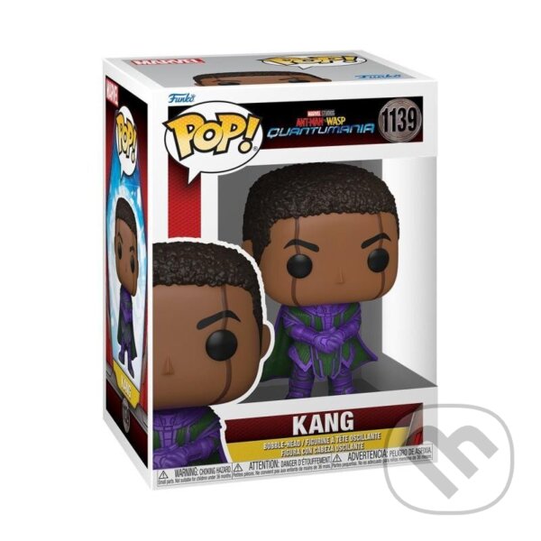 Funko POP Marvel: Ant-Man Quantumania - Kang (Funko). Funko, 2023 Funko POP Marvel: Ant-Man Quantumania - Kang (Funko). Funko, 2023