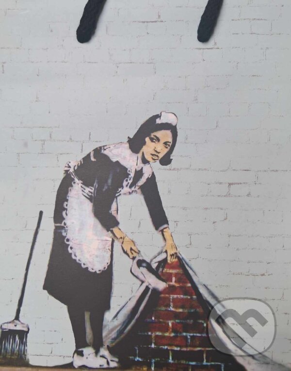 Banksy taška upratovačka malá (CMA Group). CMA Group, 2023 Banksy taška upratovačka malá (CMA Group). CMA Group, 2023