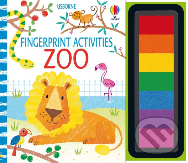 Kniha: Fingerprint Activities Zoo (Fiona Watt). Usborne, 2023 Kniha: Fingerprint Activities Zoo (Fiona Watt). Usborne, 2023