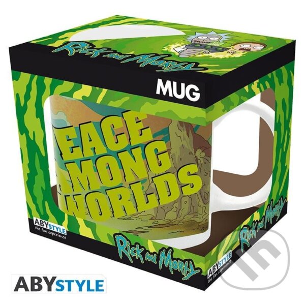 Rick and Morty Hrnček keramický - Peace (objem 320 ml) (ABYstyle). ABYstyle, 2023 Rick and Morty Hrnček keramický - Peace (objem 320 ml) (ABYstyle). ABYstyle, 2023