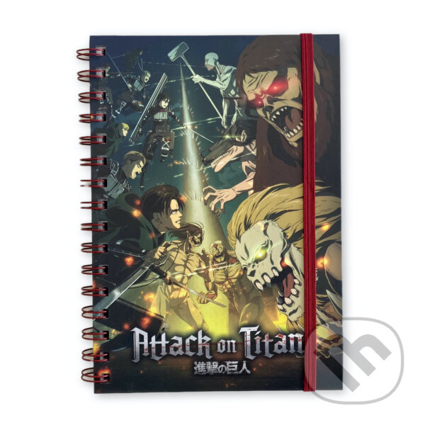 Zápisník Attack on Titan S4 (Pyramid International). Pyramid International, 2023 Zápisník Attack on Titan S4 (Pyramid International). Pyramid International, 2023
