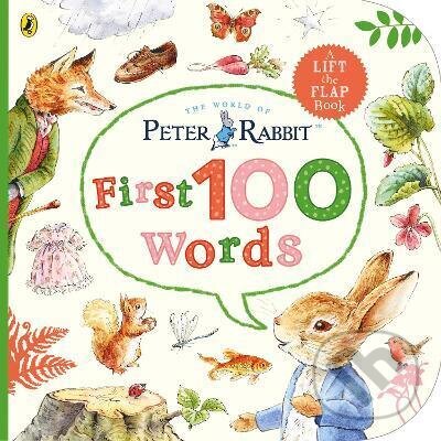 Kniha: Peter Rabbit Peter's First 100 Words (Beatrix Potter). Warne, 2023 Kniha: Peter Rabbit Peter's First 100 Words (Beatrix Potter). Warne, 2023