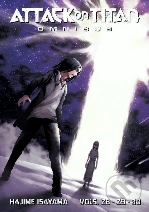 Kniha: Attack on Titan Omnibus 10 (Hajime Isayama). Kodansha International, 2023 Kniha: Attack on Titan Omnibus 10 (Hajime Isayama). Kodansha International, 2023