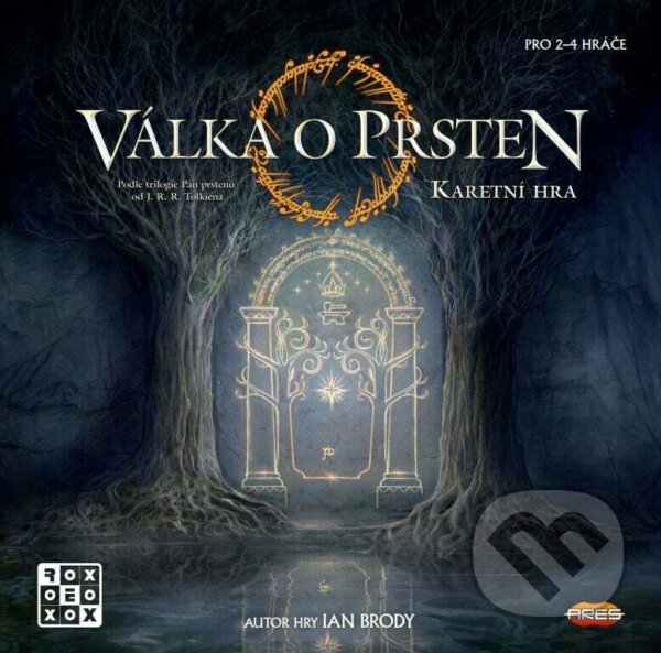 Společenská hra: Válka o prsten: Karetní hra + 4 promo karty (Ian Brody). REXhry, 2023 Společenská hra: Válka o prsten: Karetní hra + 4 promo karty (Ian Brody). REXhry, 2023