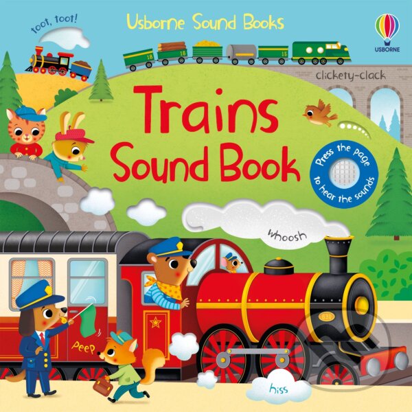 Kniha: Trains Sound Book (Sam Taplin). Usborne, 2023 Kniha: Trains Sound Book (Sam Taplin). Usborne, 2023