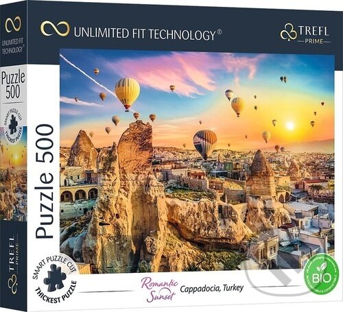 Puzzle: UFT Romantic Sunset Kappadokie, Turecko (Trefl). Trefl, 2023 Puzzle: UFT Romantic Sunset Kappadokie, Turecko (Trefl). Trefl, 2023