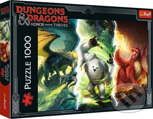 Puzzle: Dungeons&Dragons Čest zlodějů, Legendární Monstra Faerunu (Trefl). Trefl, 2023 Puzzle: Dungeons&Dragons Čest zlodějů, Legendární Monstra Faerunu (Trefl). Trefl, 2023