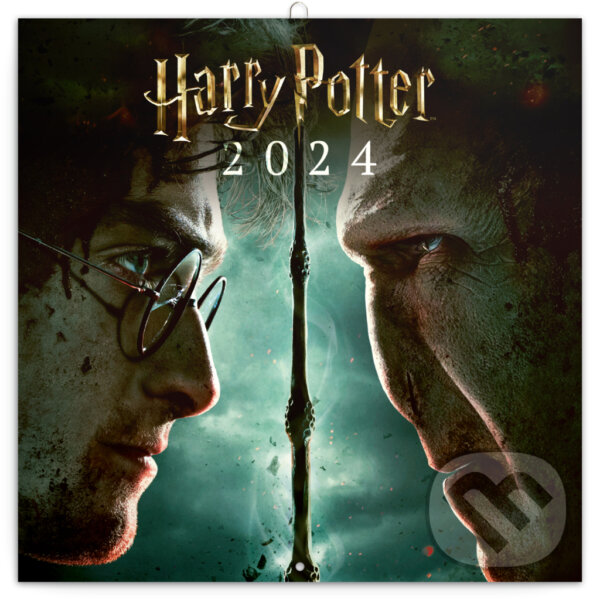 Poznámkový nástěnný kalendář Harry Potter 2024, Notique, 2023