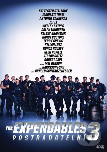 Film: Postradatelní 3 (Sylvester Stallone a Patrick Hughes) (DVD). Bonton Film, 2014 Film: Postradatelní 3 (Sylvester Stallone a Patrick Hughes) (DVD). Bonton Film, 2014
