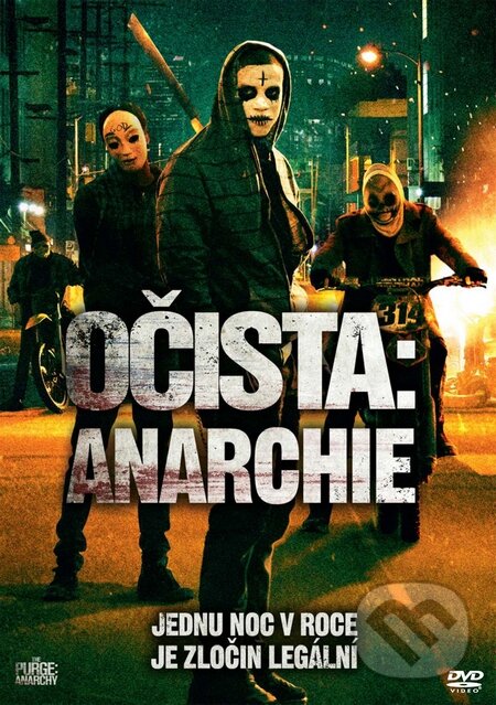 Film: Očista: Anarchie (James DeMonaco) (DVD). Bonton Film, 2014 Film: Očista: Anarchie (James DeMonaco) (DVD). Bonton Film, 2014