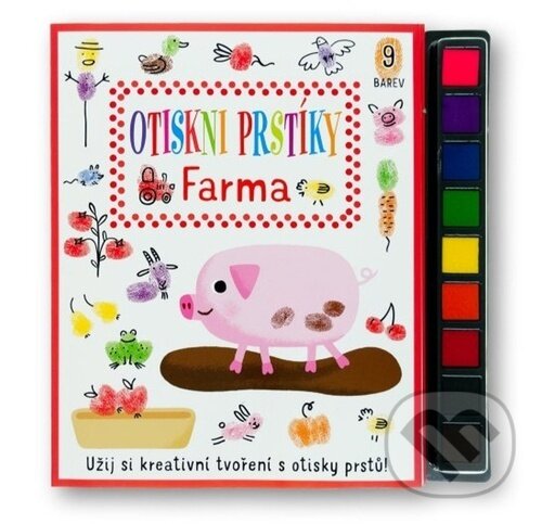 Kniha: Otiskni prstíky - Farma (Stephanie Evans). Volvox Globator, 2023 Kniha: Otiskni prstíky - Farma (Stephanie Evans). Volvox Globator, 2023