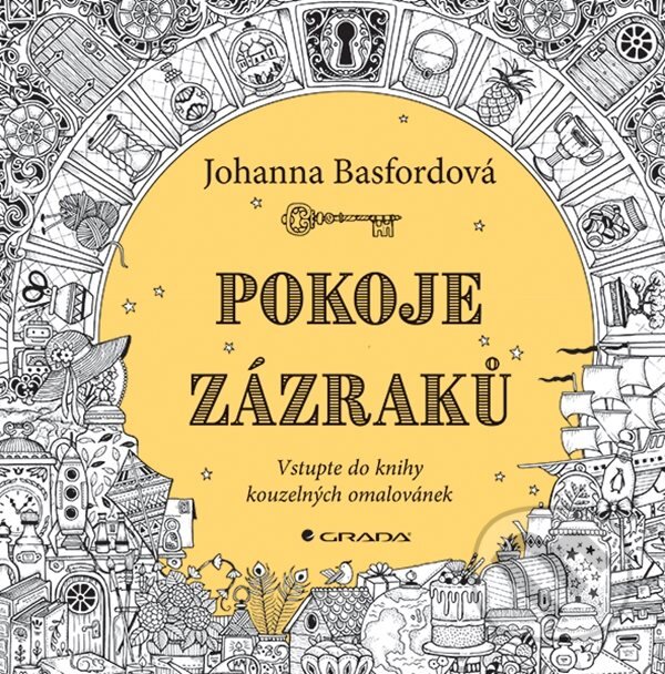 Kniha: Pokoje zázraků (Johanna Basford). Grada, 2023 Kniha: Pokoje zázraků (Johanna Basford). Grada, 2023