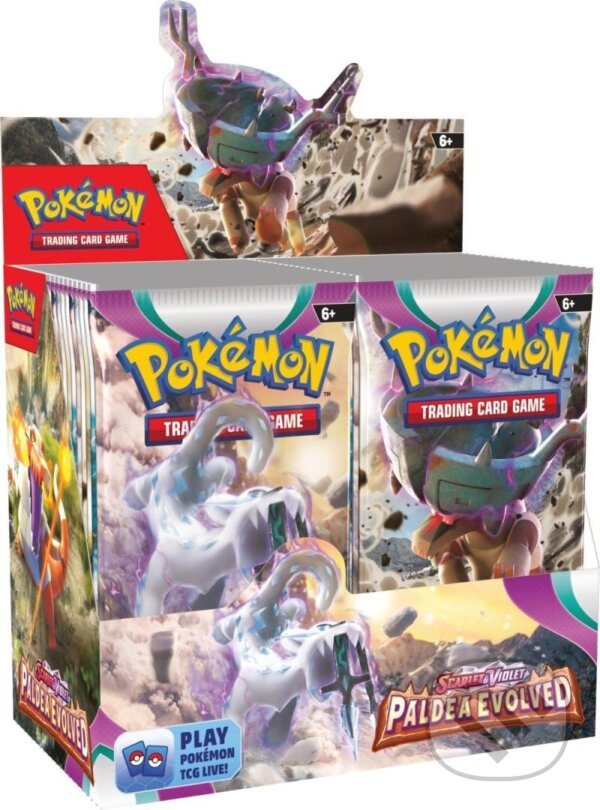 Spoločenská hra: Pokémon TCG: Scarlet & Violet 02 Paldea Evolved - Booster (Pokemon). Pokemon, 2023 Spoločenská hra: Pokémon TCG: Scarlet & Violet 02 Paldea Evolved - Booster (Pokemon). Pokemon, 2023