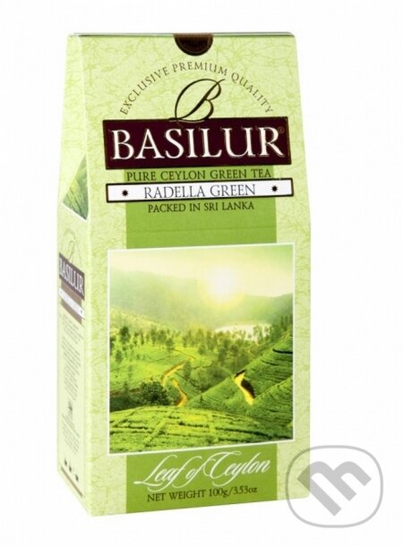 Kávy a čaje: Basilur RADELLA green Tea (Bio - Racio). Bio - Racio, 2014 Kávy a čaje: Basilur RADELLA green Tea (Bio - Racio). Bio - Racio, 2014