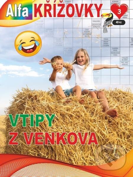 Kniha: Křížovky 3/2023 - Vtipy z venkova (Alfasoft). Alfasoft, 2023 Kniha: Křížovky 3/2023 - Vtipy z venkova (Alfasoft). Alfasoft, 2023