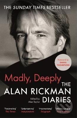 Kniha: Madly, Deeply (Alan Rickman). Canongate Books, 2023 Kniha: Madly, Deeply (Alan Rickman). Canongate Books, 2023