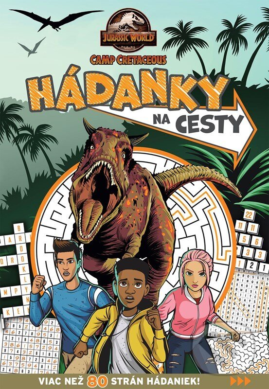 Kniha: Jurský svet: Kriedový kemp - Hádanky na cesty (Egmont SK). Egmont SK, 2023 Kniha: Jurský svet: Kriedový kemp - Hádanky na cesty (Egmont SK). Egmont SK, 2023