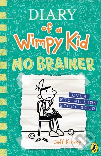 Kniha: Diary of a Wimpy Kid: No Brainer (Jeff Kinney). Puffin Books, 2023 Kniha: Diary of a Wimpy Kid: No Brainer (Jeff Kinney). Puffin Books, 2023