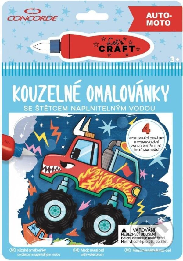 Kniha: Kouzelné omalovánky - Auto-moto (Concorde). Concorde, 2023 Kniha: Kouzelné omalovánky - Auto-moto (Concorde). Concorde, 2023