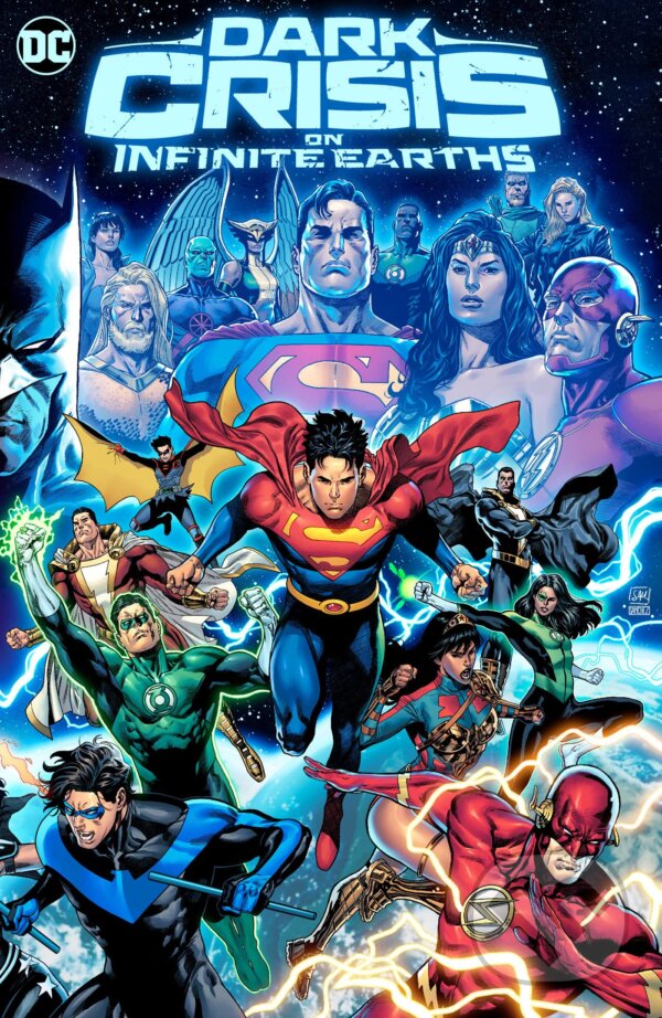 Kniha: Dark Crisis on Infinite Earths (Joshua Williamson). DC Comics, 2023 Kniha: Dark Crisis on Infinite Earths (Joshua Williamson). DC Comics, 2023