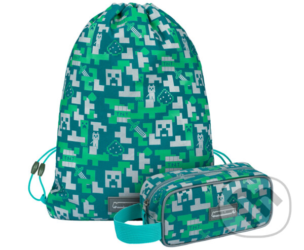 Školní set Baagl Minecraft Silver Creeper (set 2) (Presco Group). Presco Group, 2023 Školní set Baagl Minecraft Silver Creeper (set 2) (Presco Group). Presco Group, 2023