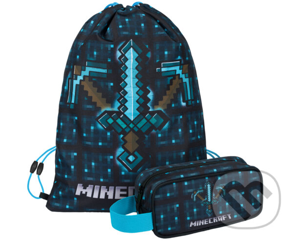 Školní set Baagl Minecraft Blue Axe and Sword (set 2) (Presco Group). Presco Group, 2023 Školní set Baagl Minecraft Blue Axe and Sword (set 2) (Presco Group). Presco Group, 2023
