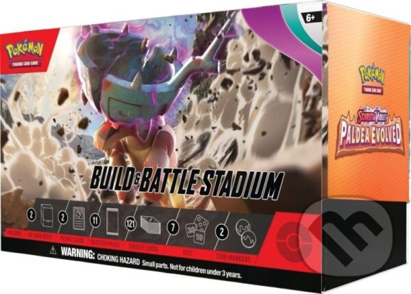 Společenská hra: Pokémon TCG: SV02 Paldea Evolved - Build & Battle Stadium (Pokemon). Pokemon, 2023 Společenská hra: Pokémon TCG: SV02 Paldea Evolved - Build & Battle Stadium (Pokemon). Pokemon, 2023