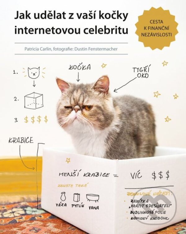 Kniha: Jak udělat z vaší kočky internetovou celebritu (Pat Carlin). Computer Press, 2015 Kniha: Jak udělat z vaší kočky internetovou celebritu (Pat Carlin). Computer Press, 2015