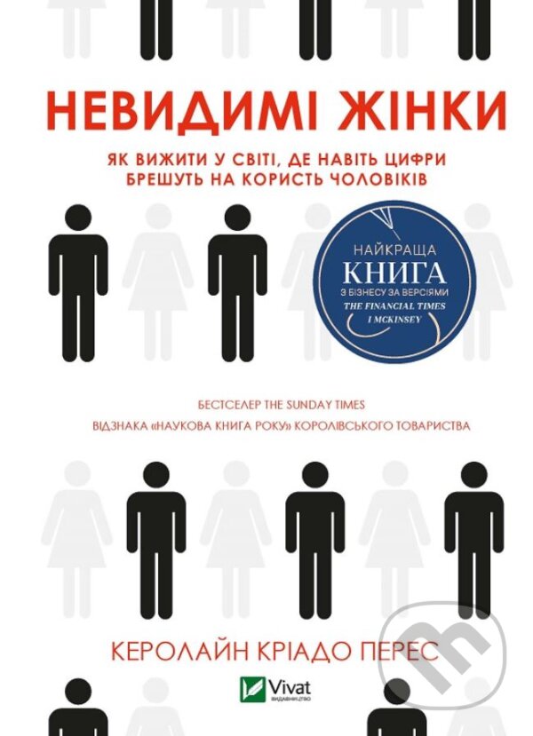Kniha: Nevydymi zhinky (Caroline Criado Perez). Vivat, 2021 Kniha: Nevydymi zhinky (Caroline Criado Perez). Vivat, 2021