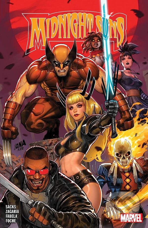 Kniha: Midnight Suns (Ethan Sacks). Marvel, 2023 Kniha: Midnight Suns (Ethan Sacks). Marvel, 2023