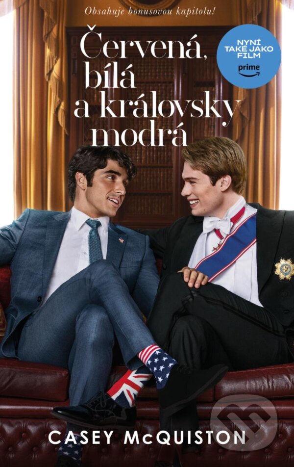 Kniha: Červená, bílá a královsky modrá (Casey McQuiston). YOLi CZ, 2023 Kniha: Červená, bílá a královsky modrá (Casey McQuiston). YOLi CZ, 2023