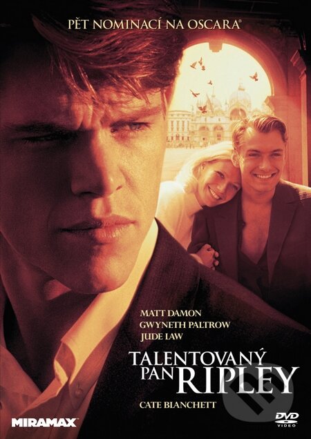 Film: Talentovaný pan Ripley (Anthony Minghella) (DVD). Magicbox, 2015 Film: Talentovaný pan Ripley (Anthony Minghella) (DVD). Magicbox, 2015