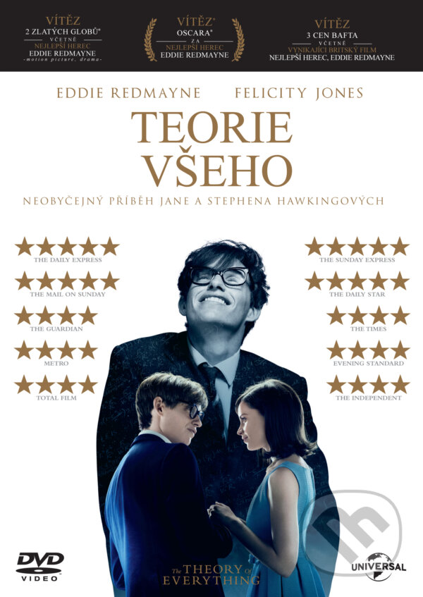 Film: Teorie všeho (James Marsh) (DVD). Bonton Film, 2015 Film: Teorie všeho (James Marsh) (DVD). Bonton Film, 2015