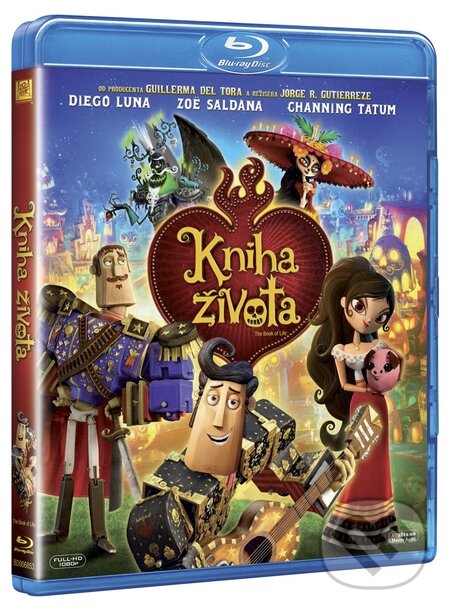 Film: Kniha života (Jorge R. Gutierrez) (Blu-ray). Bonton Film, 2015 Film: Kniha života (Jorge R. Gutierrez) (Blu-ray). Bonton Film, 2015