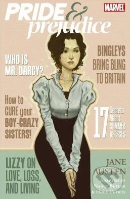 Kniha: Pride and Prejudice (Nancy Butler, Jane Austen a Hugo Petrus). Marvel, 2010 Kniha: Pride and Prejudice (Nancy Butler, Jane Austen a Hugo Petrus). Marvel, 2010