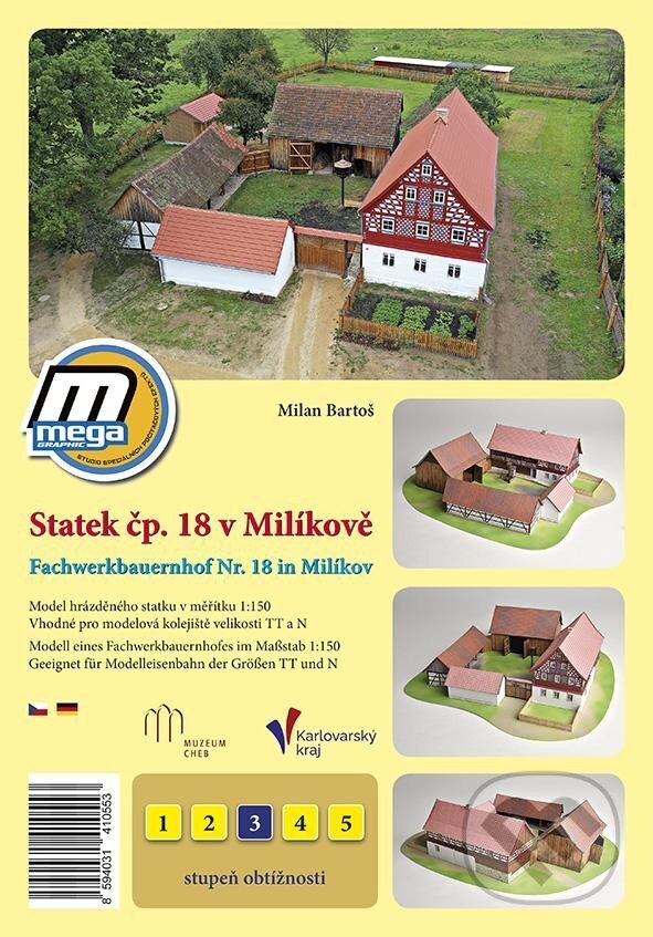 Statek čp 18. v Milíkově (Milan Bartoš). MegaGraphic, 2023 Statek čp 18. v Milíkově (Milan Bartoš). MegaGraphic, 2023