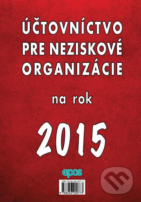 Účtovníctvo pre neziskové organizácie na rok 2015, Epos, 2015