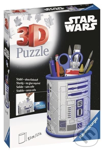 Puzzle: Stojan na tužky Star Wars (Ravensburger). Ravensburger, 2023 Puzzle: Stojan na tužky Star Wars (Ravensburger). Ravensburger, 2023