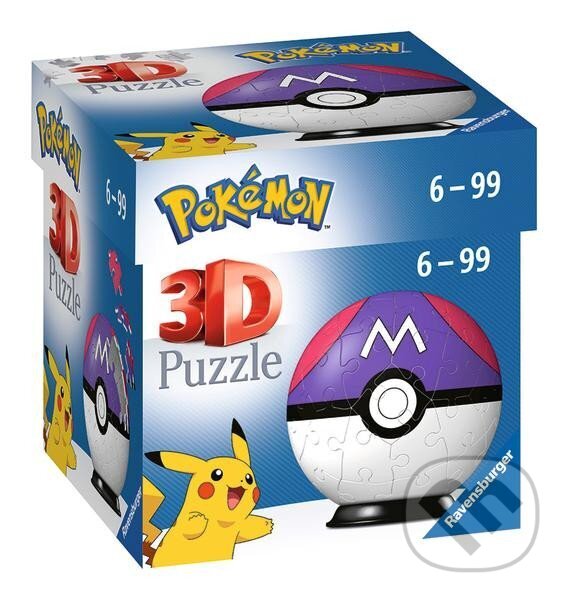 Puzzle: Pokémon: 3D Master Ball (Ravensburger). Ravensburger, 2023 Puzzle: Pokémon: 3D Master Ball (Ravensburger). Ravensburger, 2023