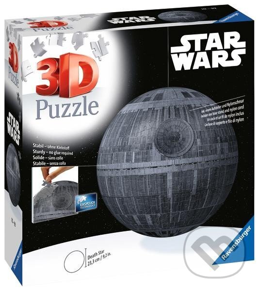 Puzzle: Star Wars: 3D Hvězda smrti (Ravensburger). Ravensburger, 2023 Puzzle: Star Wars: 3D Hvězda smrti (Ravensburger). Ravensburger, 2023
