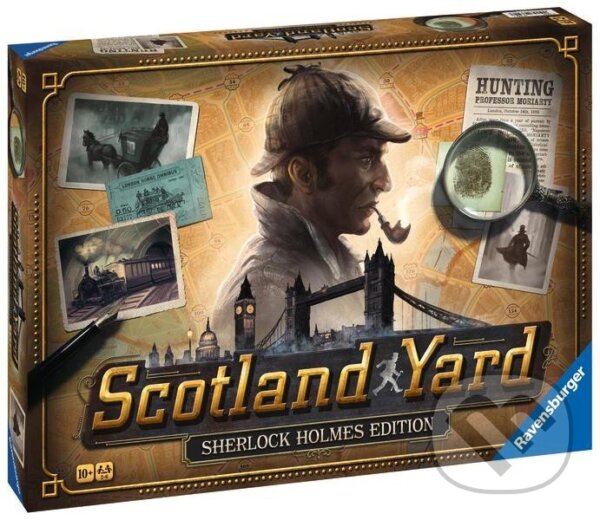 Společenská hra: Ravensburger Scotland Yard Sherlock Holmes (Ravensburger). Ravensburger, 2023 Společenská hra: Ravensburger Scotland Yard Sherlock Holmes (Ravensburger). Ravensburger, 2023