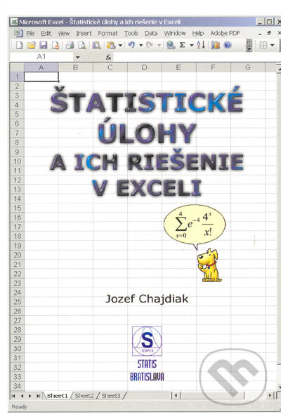 Kniha: Štatistické úlohy a ich riešenie v exceli (Jozef Chajdiak). Statis, 2005 Kniha: Štatistické úlohy a ich riešenie v exceli (Jozef Chajdiak). Statis, 2005