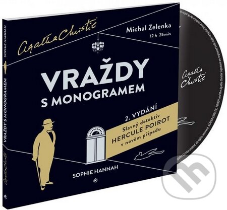 Audiokniha: Vraždy s monogramem (Sophie Hannah). Tympanum, 2015 Audiokniha: Vraždy s monogramem (Sophie Hannah). Tympanum, 2015