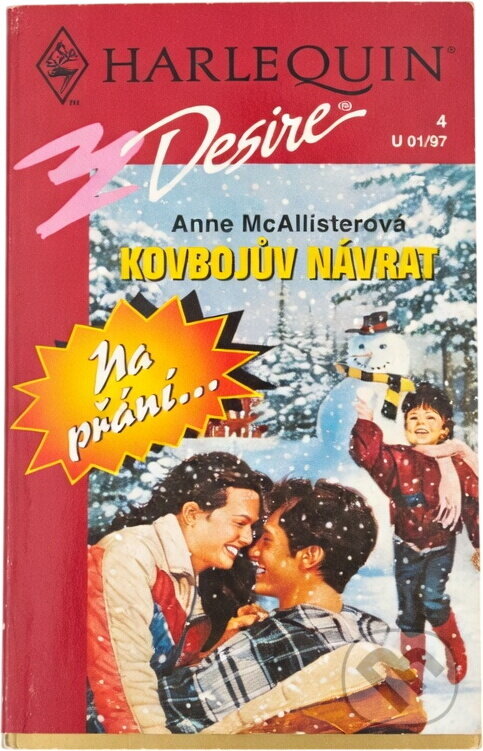 Kniha: Kovbojův návrat (Anne McAllister). Harlequin, 1997 Kniha: Kovbojův návrat (Anne McAllister). Harlequin, 1997