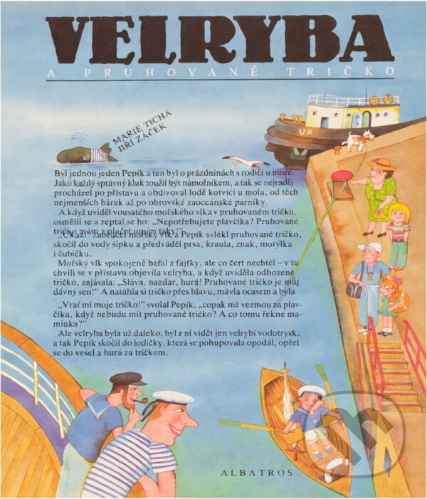 Kniha: Velryba a pruhované tričko (Jiří Žáček). , 1997 Kniha: Velryba a pruhované tričko (Jiří Žáček). , 1997