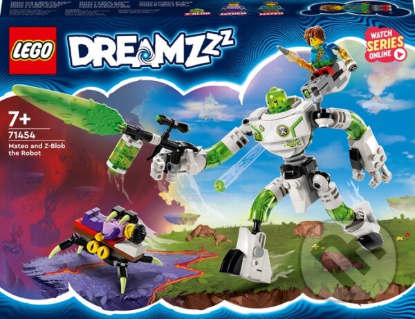 Společenská hra: LEGO® DREAMZZZ™ 71454 Mateo a robot Z-Blob (LEGO). LEGO, 2023 Společenská hra: LEGO® DREAMZZZ™ 71454 Mateo a robot Z-Blob (LEGO). LEGO, 2023